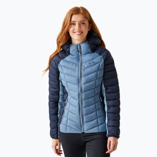 Women's down jacket REGATTA Hooded Dalent navy/coronet blue