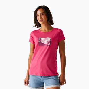 Women's T-shirt REGATTA Breezed V pop