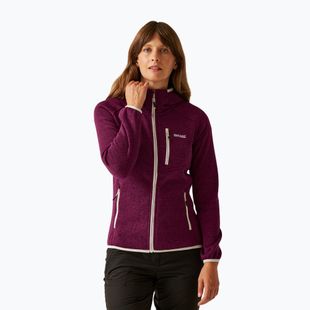Women's fleece hoodie REGATTA Newhill II beaujolais/light vanilla