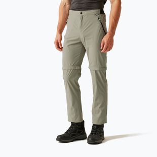 Men's trekking trousers REGATTA Travel Light Z/O Packaway golden sand
