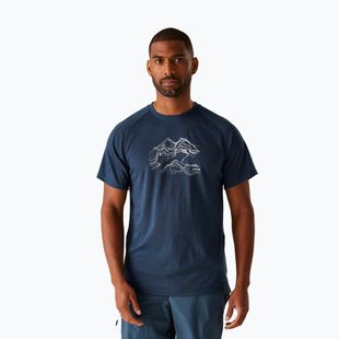 Men's trekking T-shirt REGATTA Escade moonlight denim