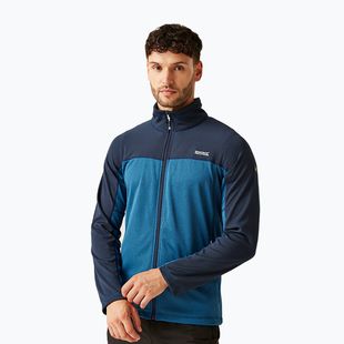 Men's sweatshirt REGATT Highton Full Zip Midlayer olympian blue/navy