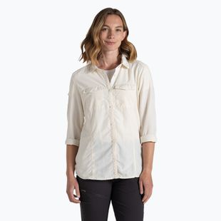 Women's Craghoppers NosiLife Adventure Long Sleeved Shirt III sea salt trekking shirt