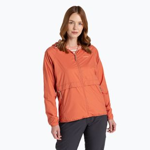 Women's Craghoppers NosiLife Rosa Reversible red sandstone / clay wind jacket