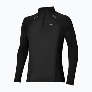 Men's running longsleeve Mizuno Active Dryaeroflow Hybrid Long Sleeve Top Black