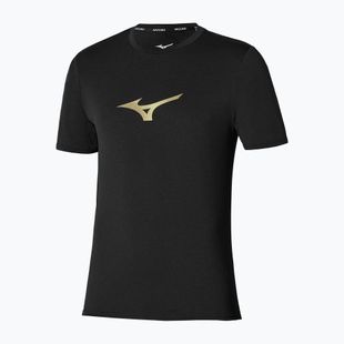 Men's running shirt Mizuno Core Runbird Short Sleeve Tee black