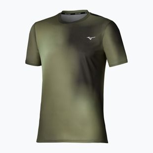 Men's running shirt Mizuno Core Graphic Short Sleeve forest night