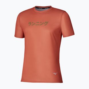 Men's running shirt Mizuno Core Graphic Short Sleeve ginger