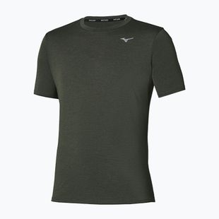 Men's running shirt Mizuno Core Impulse Short Sleeve Tee forest night