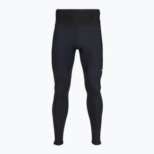 Men's running leggings Mizuno multi pocket long tight Black