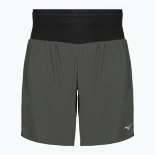 Men's running shorts Mizuno Multi Pocket 2In1 forest night