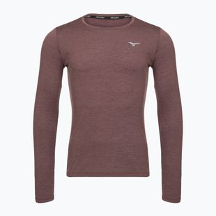 Men's running longsleeve Mizuno Core Impulse Long Sleeve Tee pepper corn