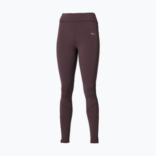Women's running leggings Mizuno Active Warmalite Long Tight raisin
