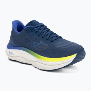 Men's running shoes Mizuno Wave Sky 9 estate blue/sirius/lightning yellow