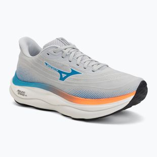 Men's running shoes Mizuno Wave Sky 9 cloudscape/blue jewel/lava orange