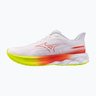 Men's running shoes Mizuno Wave Skyrise 7 white/orange/evening primrose