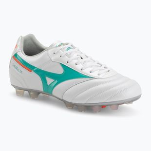 Football boots Mizuno Morelia II Elite FG white/arcadia/lava orange