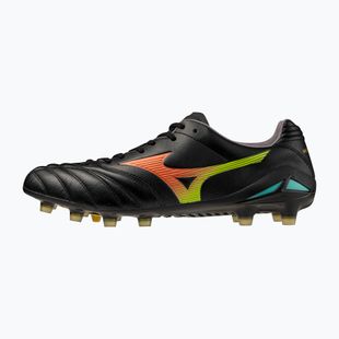 Football boots Mizuno Monarcida Neo III Elite FG black/lava orange/arcadia