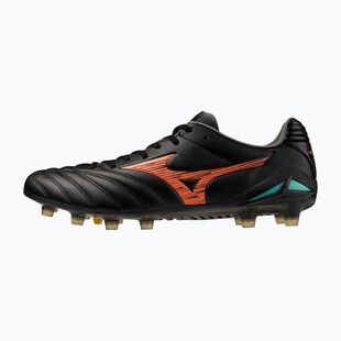 Football boots Mizuno Monarcida Neo III Pro FG black/lava orange/arcadia