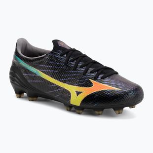Football boots Mizuno Alpha III Japan FG black/lava orange/evening primrose