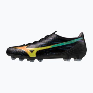 Football boots Mizuno Alfa III Pro FG black/lava orange/evening primrose