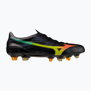 Football boots Mizuno Alfa III Elite Mix black/lava orange/evening primrose
