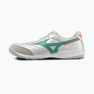 Football boots Mizuno Morelia Sala Pro TF white/arcadia/lava orange