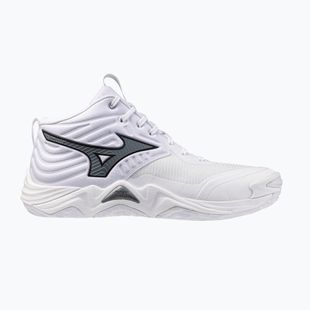 Volleyball shoes Mizuno Wave Momentum Elite Mid white/metallic gray/black