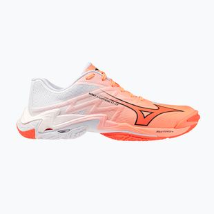 Volleyball shoes Mizuno Wave Lightning Elite flamingo coral/lava orange/white