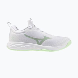 Women's volleyball shoes Mizuno Wave Luminous Pro white/aqua gray/ambrosia