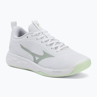 Women's volleyball shoes Mizuno Wave Luminous Pro white/aqua gray/ambrosia