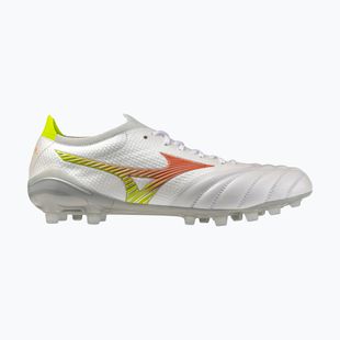 Football boots Mizuno Morelia Neo V β Japan AG white/lava orange/evening primrose