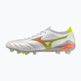 Football boots Mizuno Morelia Neo V β Japan FG white/lava orange/evening primrose