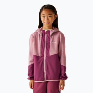 Children's fleece hoodie REGATTA Dissolver X beaujolais/lilas