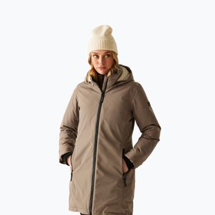 Women's rain jacket REGATTA Marron mocha/perfectly pale