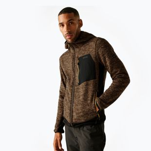 Men's sweatshirt REGATTA Alven nut brown marl/black
