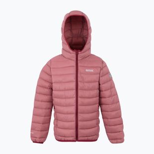 Children's jacket REGATTA Hooded Marizion dusty rose/dark pimiento