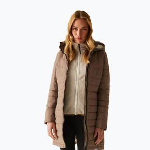 Women's insulated coat REGATTA Andria mocha/perfectly pale