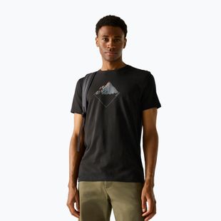 Men's trekking T-shirt REGATTA Breezed black