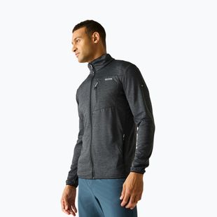 Men's trekking sweatshirt REGATTA Hillden Midlayer dark storm