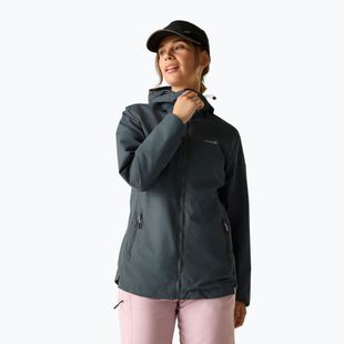 Women's rain jacket REGATTA Hamara IV dark storm