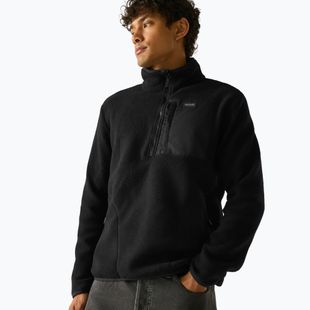 Men's fleece sweatshirt REGATTA Frankie Borg Half Zip black/black