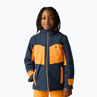 Children's ski jacket Dare2B Rip It Jacket navy/electric orange