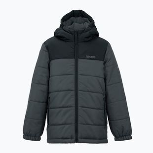 Children's insulated jacket REGATTA Lofthouse black/seal grey