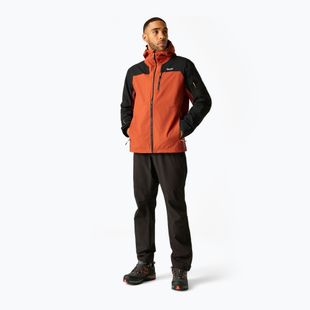 Men's 3-in-1 jacket REGATTA Sacramento 3in1 rooibos tea/black/burnt henna
