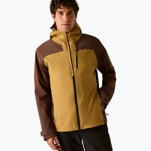 Men's 3-in-1 jacket REGATTA Sacramento 3in1 wood brown/ground coffee