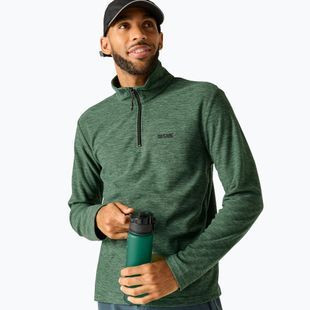 Men's fleece sweatshirt Regatta Thompson Marl dark forest green