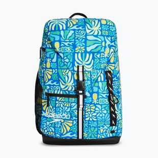 Swim backpack Speedo Team Printed 35 l summer stamp deep sapphire