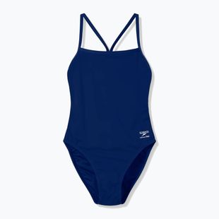 Ladies' one-piece swimsuit Speedo Solid Endurancex V-Back 2.0 team navy