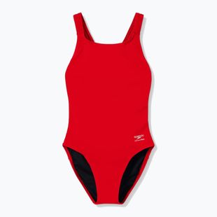 Ladies' one-piece swimsuit Speedo Solid Endurancex Leaderback team red